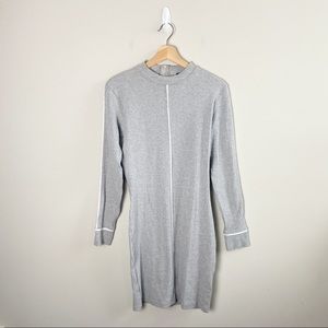 NWT Misguided Gray Long Sleeve Bodycon Dress